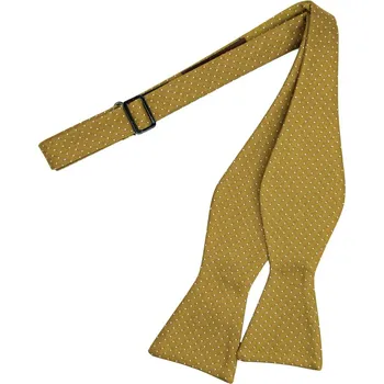 Motýlek Bubibubi Žlutý vázací motýlek s puntíky