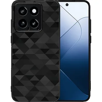 Pouzdro na tablet VSECHNONAMOBIL 87991 MY ART Ochranný kryt pro Xiaomi 14 BLACK TRIANGLES (232)