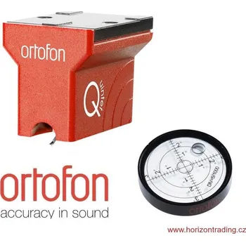 Příslušenství pro gramofon Ortofon MC Quintet Red + Ortofon BUBBLE LEVEL - Set: MC přenoska + vodováha