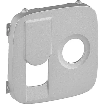 vypínač Valena ALLURE krytka datové zásuvky TV+RJ45 CAT6 UTP barva hliník *754837 Legrand