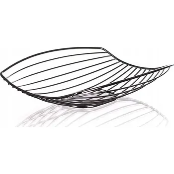 Obraz Čtvercový moderní košík na ovoce Linea 3 chrom