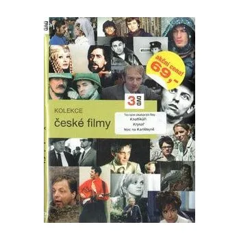 DVD film České filmy ( Jen ho nechte,ať se bojí, Všechno nejlepší, O život) - 3DVD