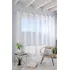 Záclona Voálová záclona na francouzské okno Celian XXL bílá 300 x 260 cm