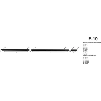 Lišta karosérie RIDER AUTO Boční ochranné lišty dveří Opel Astra F 91R-->02R htb/sed/combi