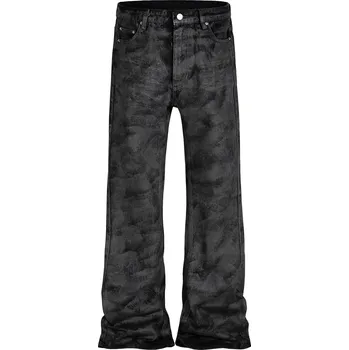 Pánské džíny Extra dlouhé džíny retro s řasením a leskem Velikost: XL, Barva (Varianta): ZJ001