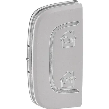 vypínač Valena ALLURE krytka 1 modulová pro MYHONE levá symbol ON/OFF barva hliník *755546 Legrand
