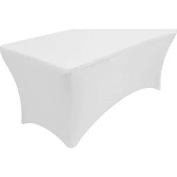 Zahradní stůl Elastický potah HOTELUM na cateringový stůl, 183 x 75 cm, bílý, 160 g/m² HQ-C183-WHI