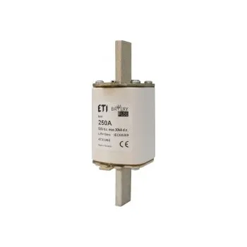 Jistič ETI S1 gBAT 110/63A/550V DC *004723271 Nožová pojistková vložka pro baterie S1, velikost NH 1, charakteristika gBAT, In = 63A, Icn