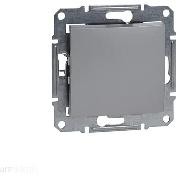 vypínač a zásuvka Sedna - Záslepný kryt, alu SDN5600160 Schneider electric