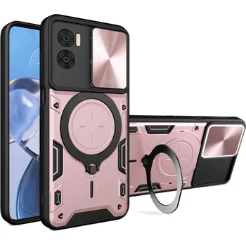 Pouzdro na mobilní telefon Kryt Motorola Moto E22 / E22i Techsuit CamGuard Pro - rose gold