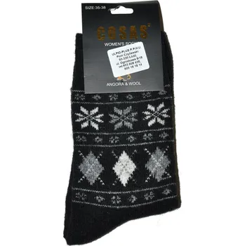 Dámské ponožky Dámské ponožky Ulpio Cosas 0354J Angora A3, černá 35-38 i384_75865707