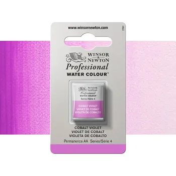 Vodová barva Akvarelová barva Winsor & Newton Professional, půlpánvička - Cobalt Violet