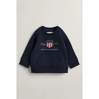 Dívčí mikina MIKINA GANT ARCHIVE SHIELD C-NECK EVENING BLUE