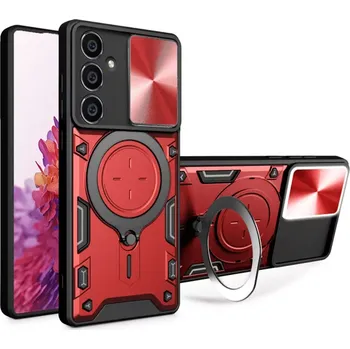 Pouzdro na mobilní telefon Kryt Samsung Galaxy A54 Techsuit CamGuard Pro - červený