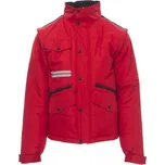 Pánská zateplená bunda FIGHTER 2.0, Payper Barva: ČERVENÁ/ČERNÁ, Velikost: XXS