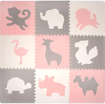 Hrací deka Hrací podložka Puzzle XXL Afrika 1,8 x 1,8 m