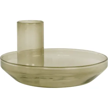 Svícen Svícen Vana sklo mechově zelená 10,5cm Present Time (Barva-mechově zelená, sklo)