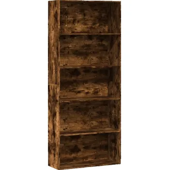 Knihovna vidaXL Knihovna 80 x 30 x 189 cm kompozitní dřevo [3314676] Barva: kouřový dub