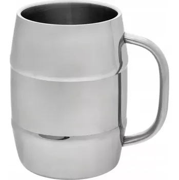 Sklenice Půllitr nerez (Nerezový půlitr na pivo nebo jiné nápoje.)