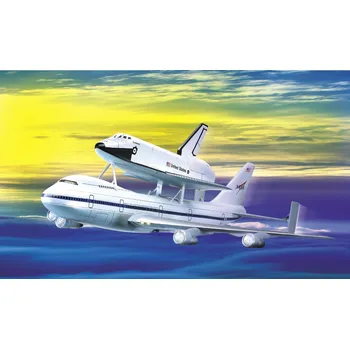 Plastikový model Academy Model Kit vesmír 12708 - 1/288 SHUTTLE & 747 CARRIER (1:288)