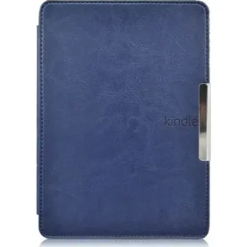 Pouzdro na čtečku elektronické knihy Premium Durable Lock PDL-103 na Amazon Kindle Paperwhite 1/2/3 - kapsa, tmavě modrý + BONUSY