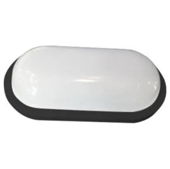 ACA Lighting LED přisazené svítidlo DORA 10W/230V/3000K/900Lm/110°/IP65/IK08, oválné černé