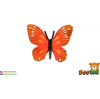 Figurka Plastový motýl MONARCHA – dekorativní model 5,5 cm