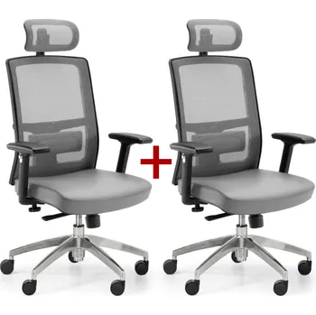 Kancelářská židle NED MF 1+1 ZDARMA, šedá