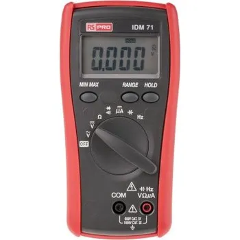 Multimetr Digitální multimetr Ruční 750V ac, číslo modelu: IDM71 RS PRO