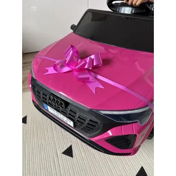 Dětské elektrovozidlo Mamido Mašle na elektrické autíčko pro děti růžová šířka 3 cm