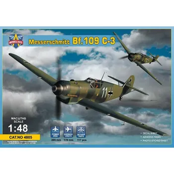 Plastikový model 1:48 Messerschmitt Bf 109 C-3 (2x camo)
