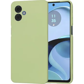 Pouzdro na mobilní telefon Kryt Motorola Moto G14 Techsuit SoftFlex - matcha