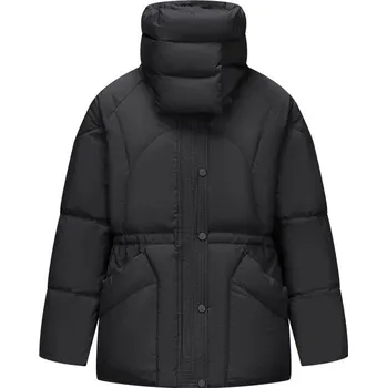 Dámská parka Dámská zimní bunda délky midi Barva: Černá, Velikost: S