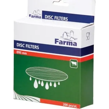 Mléčné filtry kruhové na mléko průměr 125 mm 200 ks FARMA do konví, do sít, gramáž 25 g/m2