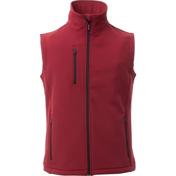 Pánská mikina Pánská softshellová vesta GLASGOW, Payper Barva: BORDOVÝ, Velikost: 3XL
