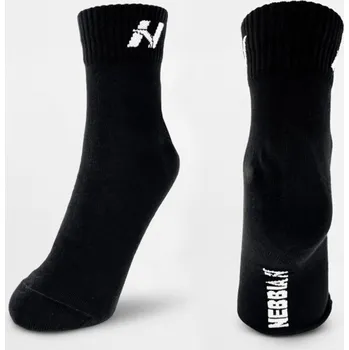 Pánské oblečení NEBBIA - Crew ponožky 166 (black) - 35-38