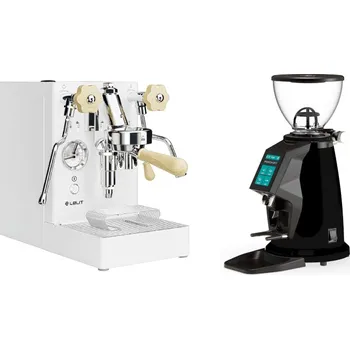 Kávovar Lelit Mara PL62X V2, white + Rocket Espresso SPLUGA, black