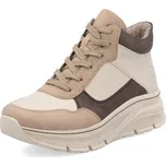 DÁMSKÉ KOTNÍKOVÉ BOTY RIEKER 48002-60 BÉŽOVÁ Barva: BÉŽOVÁ, Velikost: 40