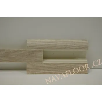 Podlahová lišta Plastová soklová lišta Döllken SLK 50 W467 Dub labrador délka 2,5m