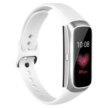 Příslušenství k chytrým hodinkám eses Silikonový řemínek pro Samsung Galaxy Fit - Bílý