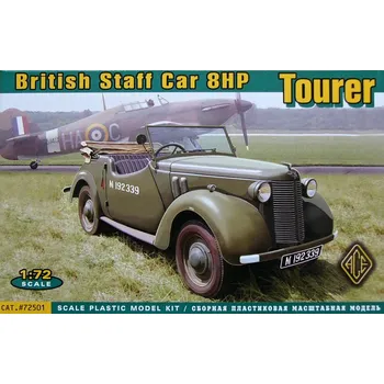 Plastikový model ACE 1/72 British Staff Car 8HP Tourer