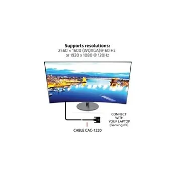 Video kabel Club3D CAC-1220 Club3D kabel DVI-D Dual Link (24+1), 10m, Bidirectional, 28 AWG