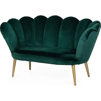 Pohovka MAMBA pohovka Tristan 2, zelená/zlatá