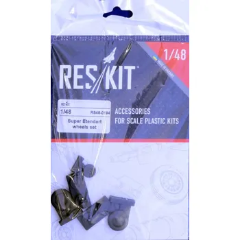 Plastikový model Reskit 1/48 Super Etendart Type 1 wheels (KIN,AIR,KITTYH)
