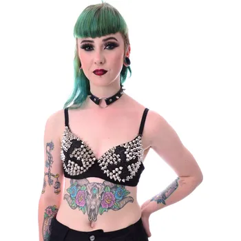 Podprsenka podprsenka Poizen Industries - CHARNA BRA - BLACK - L