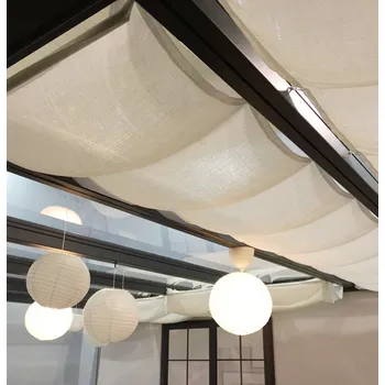 Příslušenství pro zahradní stavbu Canopia by Palram	Krycí zástěna k pergolám Sierra krémová 3 x 3 m