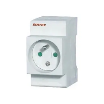 Elektrická zásuvka Sintec AUS16B zásuvka 3 pólová na DIN lištu
