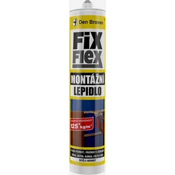 Průmyslové lepidlo Den Braven Montážní lepidlo FIX FLEX, kartuše 310 ml