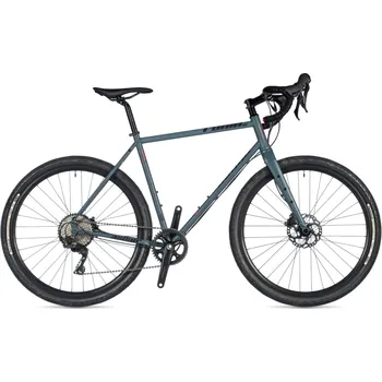 Silniční kolo Recenze Author Ronin XC šedé matné/červené 2020