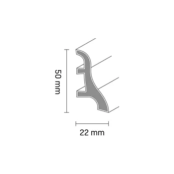 Döllken USL 50 K Bílá 117 délka 2,5m